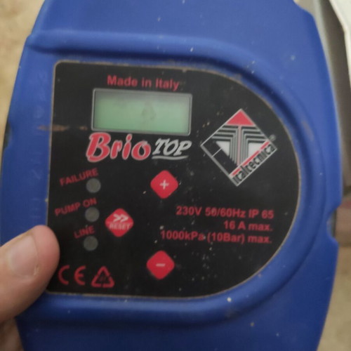 Brio Top electronic pump controller new with adjustable pressure 1-3.5bar