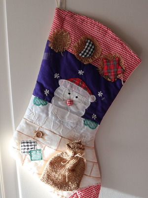Christmas stocking for fireplace new