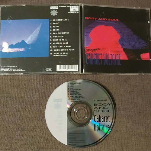Cabaret Voltaire Body and Soul CD like new, 1st press Germany 1991