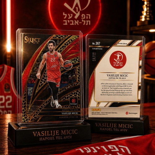 Vasilije Micic Courtside Level 10 collectible card new