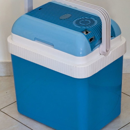 Portable electric cooler thermos, 20-25 liters