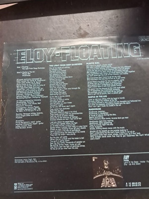 Eloy Floating vinyl record