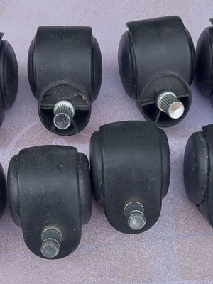 Ροδάκια 60 mm σαν καινούργια, σετ 8 τεμαχίων