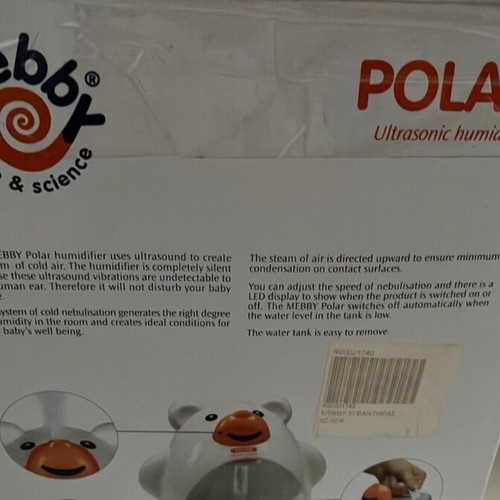 Mebby Polar Ultrasonic Humidifier like new