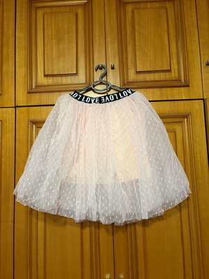 Tutu skirt Iraklis Pantsios like new, beige and pink, one size