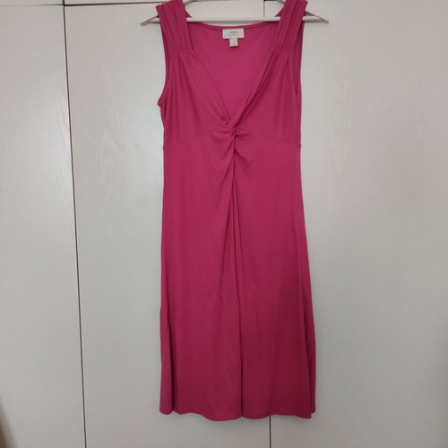 Ann Taylor midi dress small medium like new, pink
