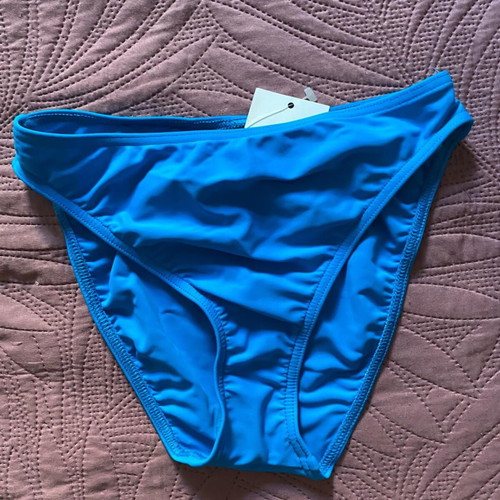 Ostraco bikini new, size 46, blue with laser-cut details
