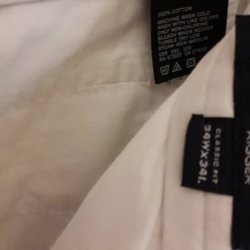 Nautica Classic Fit Cream Pants Like New