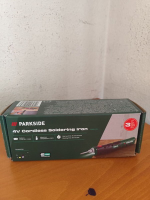 Parkside 4V Cordless Soldering Iron new
