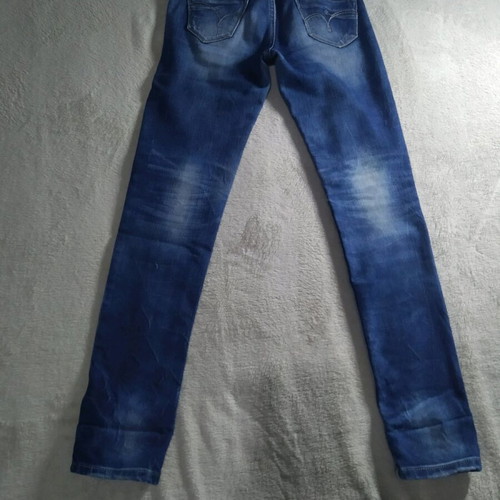Blue low-rise denim pants used, size XS