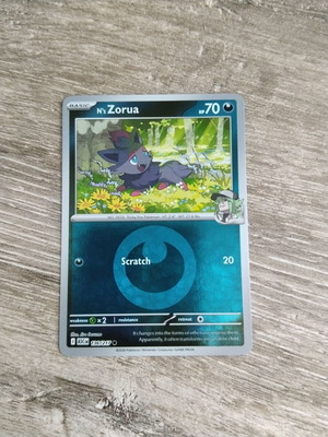 Pokemon TCG N's Zorua κάρτα σαν καινούργιο Ascended Heroes