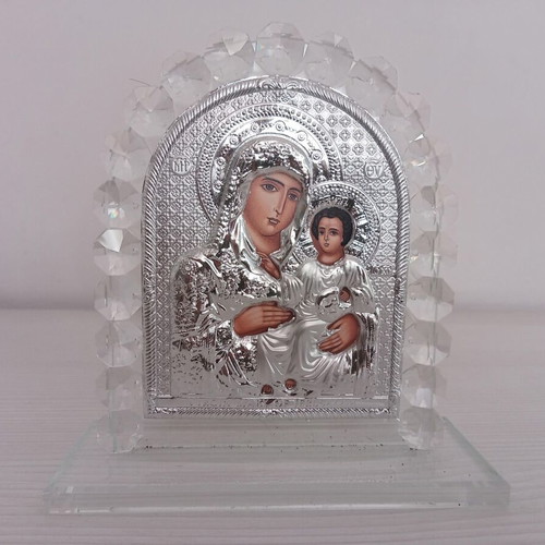 MSW crystal image in silver new with Swarovski elements
