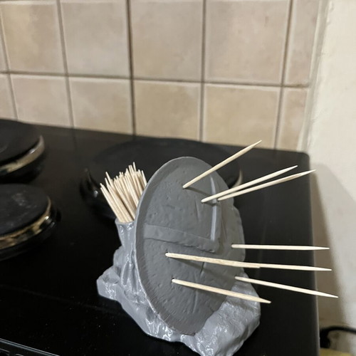 3D Printed Toothpick Holder, decorative and practical