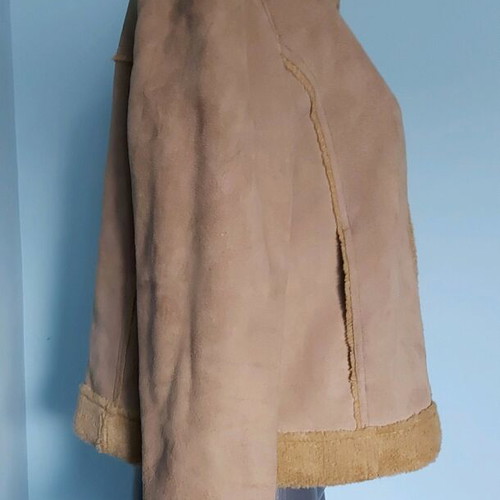C & C Collection women's nude jacket like new, L/XL