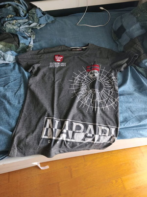 Napapijri T-Shirt Large Γκρι Σαν Καινούργιο