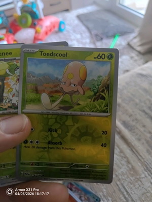 Pokemon Toedscool (PAR 016) like new, Paradox Rift Holo