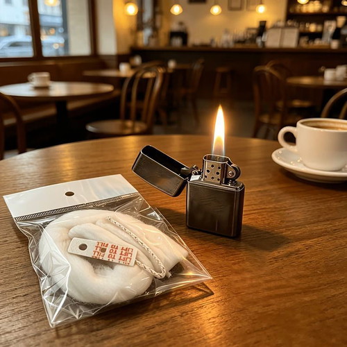 Lighter Repair Kit with Wick, Cotton, and Felt