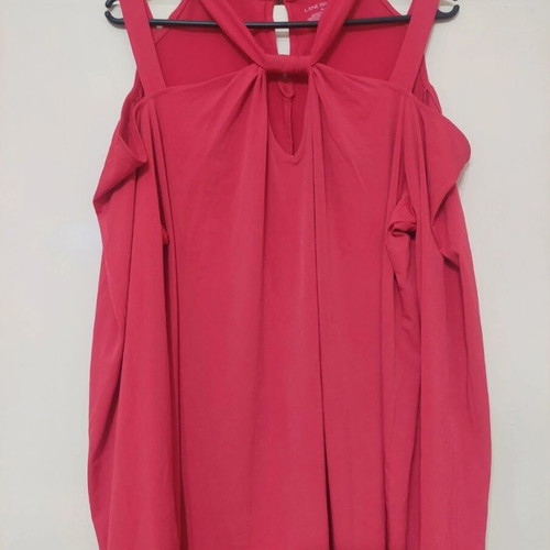 Lane Bryant XXL blouse red like new, plus size