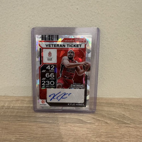 2025-26 Panini Contenders Euroleague Veteran Ticket Kyle Hines auto /23