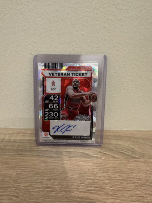 2025-26 Panini Contenders Euroleague Veteran Ticket Kyle Hines auto /23