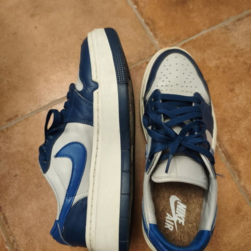 Nike Air Jordan 1 Elevate Low sneakers like new, white and blue