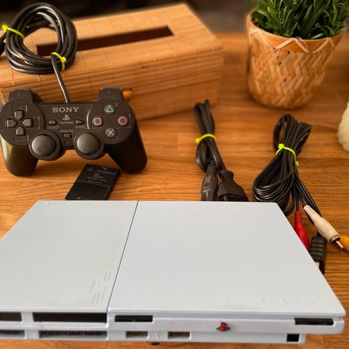 PlayStation 2 Slim White Custom Edition σαν καινούργιο, πλήρες πακέτο