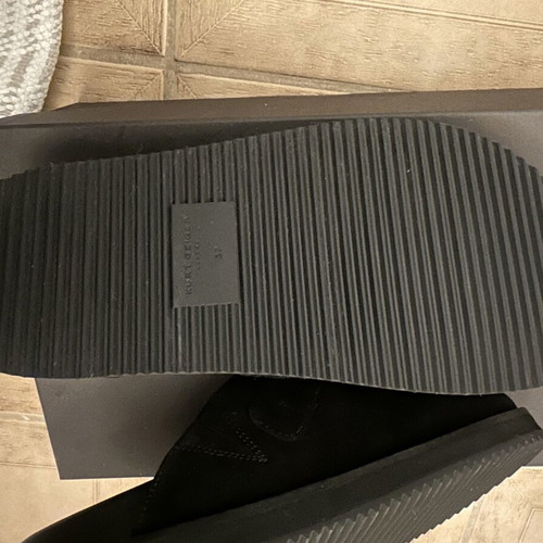 Kurt Geiger mules black suede size 37 new