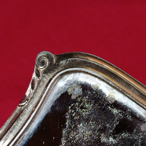 Vintage hand mirror used
