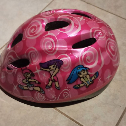 Children's bicycle helmet girl used, size M