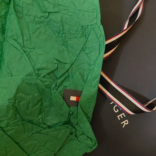 Tommy Hilfiger paper bag like new with gift wrapping