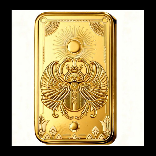 PAMP 5g Gold Bar Good Luck Scarab Gold 999.9 New
