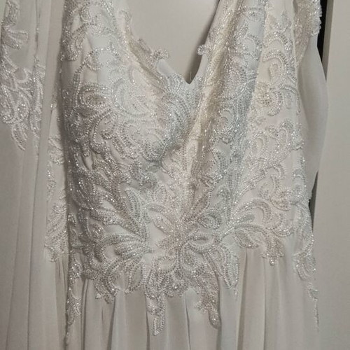 Rich Girl Boudoir wedding dress, size XL, white