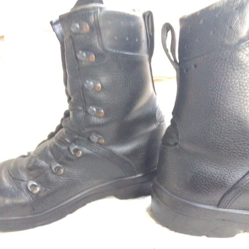 Leather boots used, size 41, black