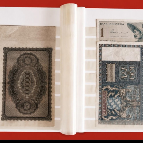 Multinational collection of 45 banknotes in A5 album