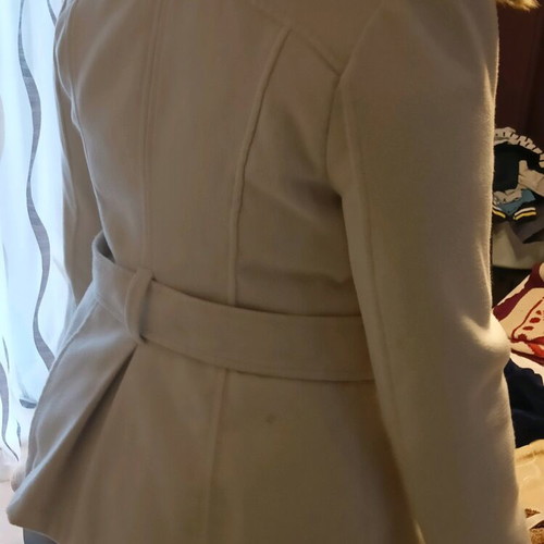 White women's half coat TALLY WEIJL like new, size XL