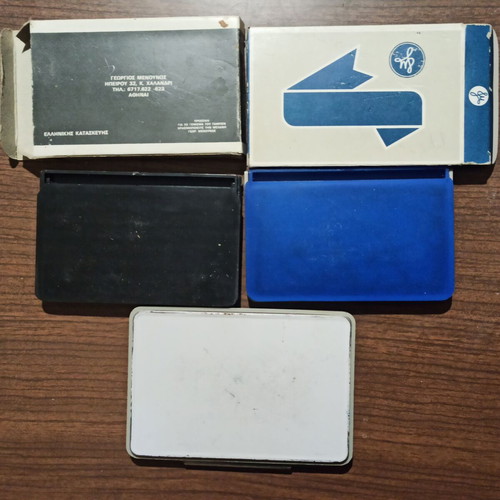 Collectible office items used, set of 9 pieces