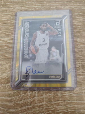 Euroleague panini donruss 23-24 Paris lee Dominators Gold Autograph/10