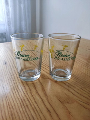 Malamatina glasses like new, set of 2 pieces