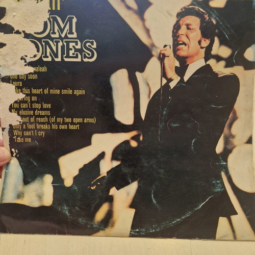 Tom Jones Delilah vinyl LP used, 1968 Decca album