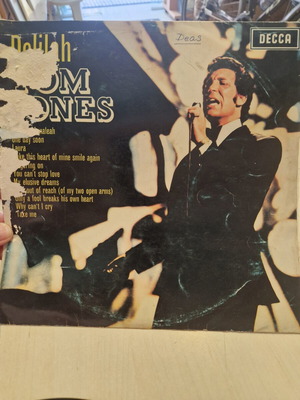 Tom Jones Delilah βινύλιο LP μεταχειρισμένο, άλμπουμ Decca 1968
