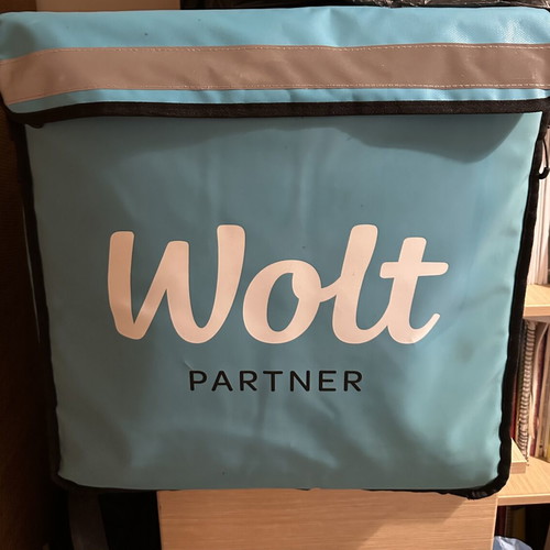 Wolt insulated delivery bag