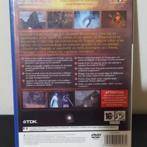 Knights of the Temple PlayStation 2 game like new, complete, Infernal Crusade