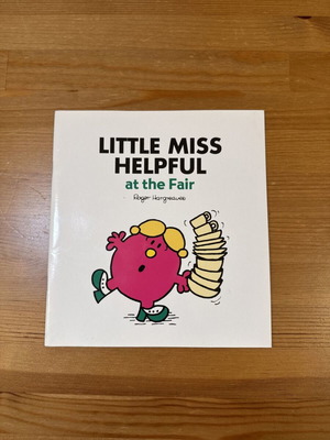Little Miss Helpful at the Fair children's book like new, English