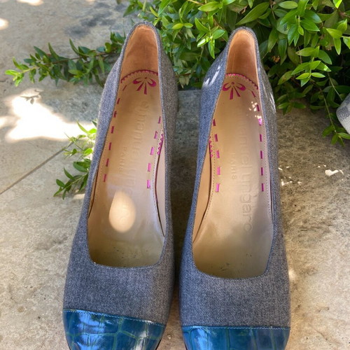 Emanuel Ungaro gray pumps used, size 39