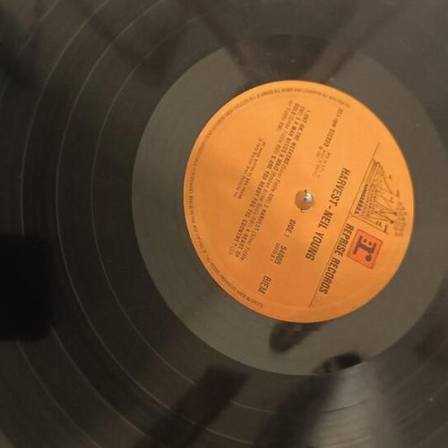 Neil Young Harvest LP vinyl used Greek pressing 1981