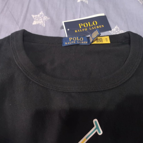 Polo Ralph Lauren T-shirt XXL new, black with Big Pony print