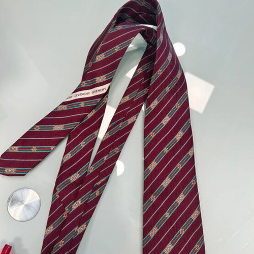 Vintage luxury silk tie Givenchy Gentleman Paris like new