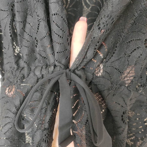 Brand new - Beach kimono cover up embroidery see through summer
