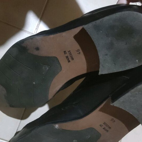 Damiani leather formal shoes like new, size 46, black
