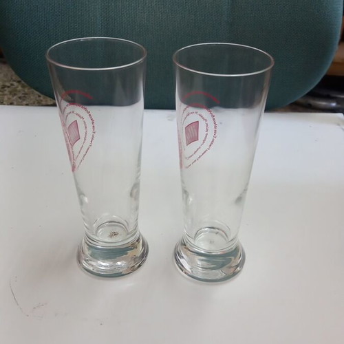 Illy Glasses set of 12, new, stemmed